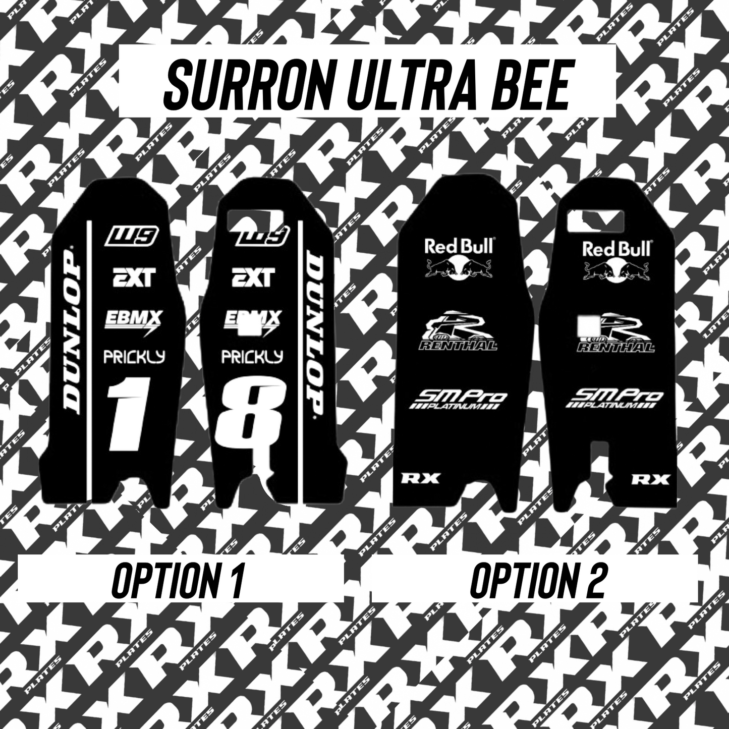 Fork guard stickers