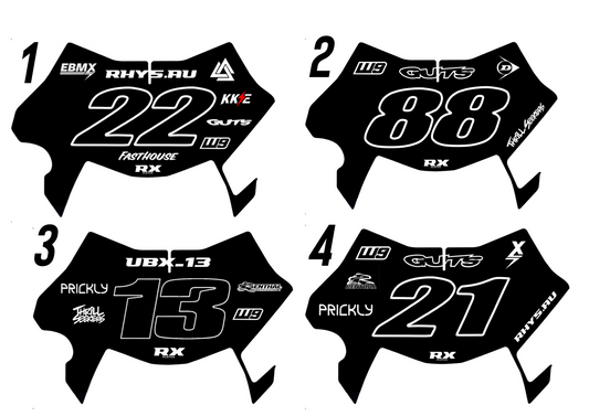 ULTRA BEE PLATE DECAL